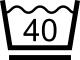 Machine wash 40°C mild