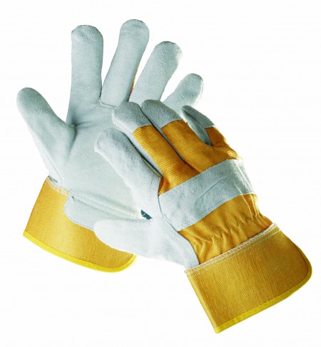 EIDER Arbeitshandschuhe, Handschuhe, gelb/grau Gr.10,5