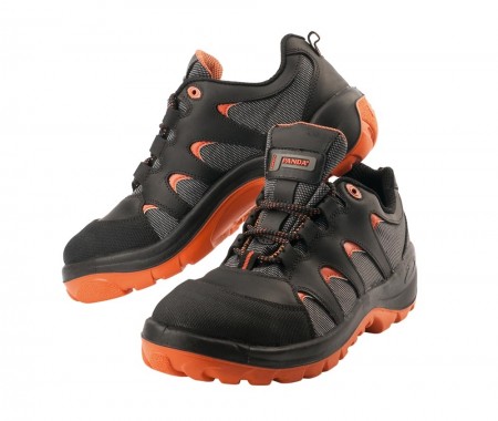 FLORIO 02 SRC Sicherheitshalbschuh  schwarz/orange Gr.44