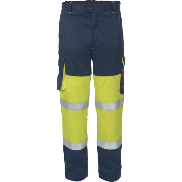 MULTINORM TAP PM HV Herren HI-VIS Hosen gelb/navy
