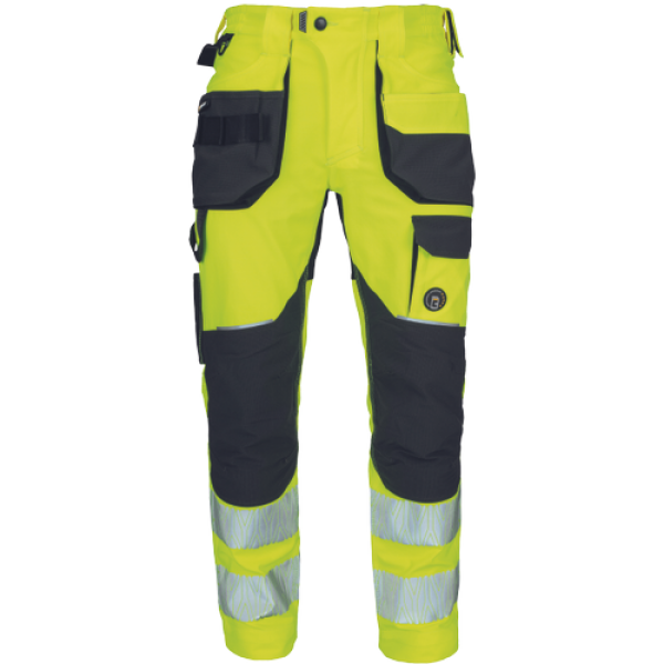 DAYBORO PFM HV Warnschutz Polyester 4-Wege-Stretchgewebe Arbeitshose