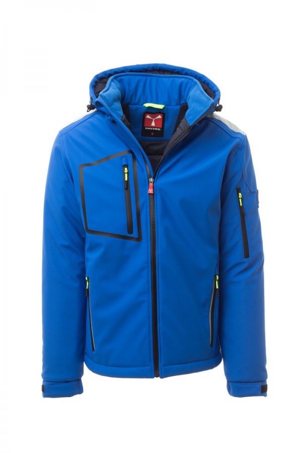 STREAM PAD SOFTSHELL Wattierte Jacke ROT/SCHWARZ