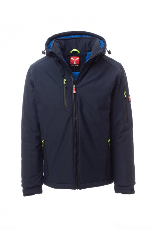 CREEK PAD SOFTSHELL Wattierte Jacke ROT/SCHWARZ