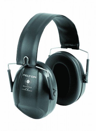 Peltor 3M Gehörschutzkapsel H515FB-516-SV mit klappbarem Kopfbügel, 27 dB schwarz