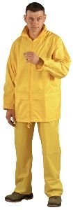 Regenschutzbekleidung, Regenset  biegsam,  gelb
