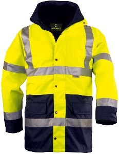 Parka 4 in 1 Hi-Viz  3M Warnschutzparka gelb/marineblau Gr.XXL