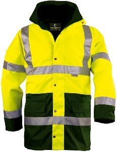 Parka 4 in 1 Hi-Viz  3M Warnschutzparka gelb/grün M