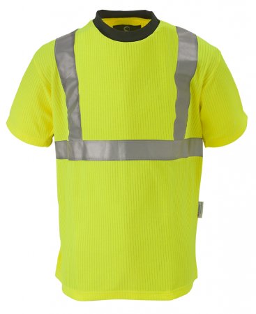YARD T-Shirt Hi-Viz gelb, Warnschutz Doppelreflexstreifen 3M