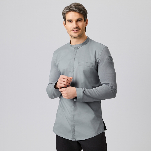 Funktions-Jacke slim fit mit Polo Piqué, langarm
