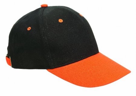 EMERTON CAP, Mutze schwarz/orange
