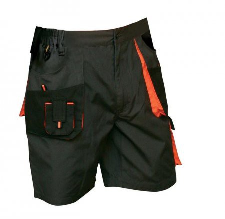 EMERTON Arbeitsshorts Shorts schwarz/orange 
