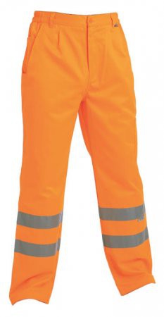 KOROS Warnschutzhose Arbeitshose Hose Bundhose Orange Warnschutzkleidung 48 -62  EN471 