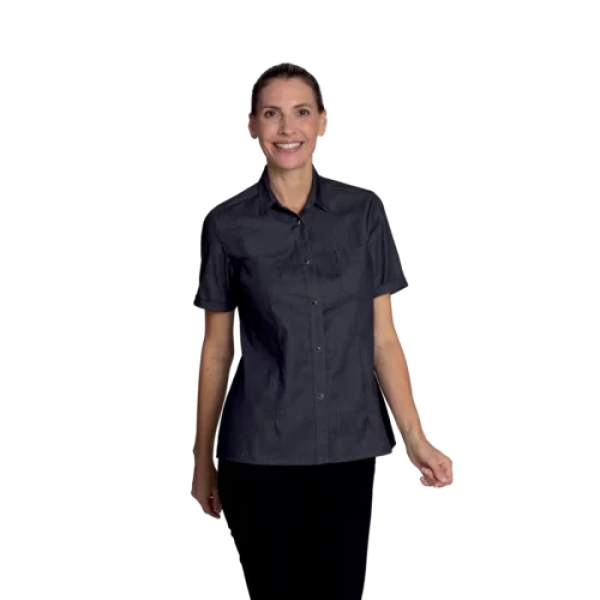 Bluse Damen 2 Brusttaschen