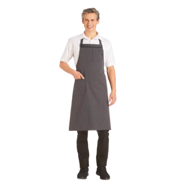 Latzschürze Unisex Druckknopfverschluss