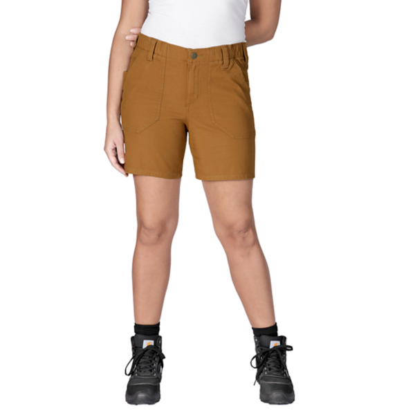Stretch-Canvas-Shorts Bund dehnbar