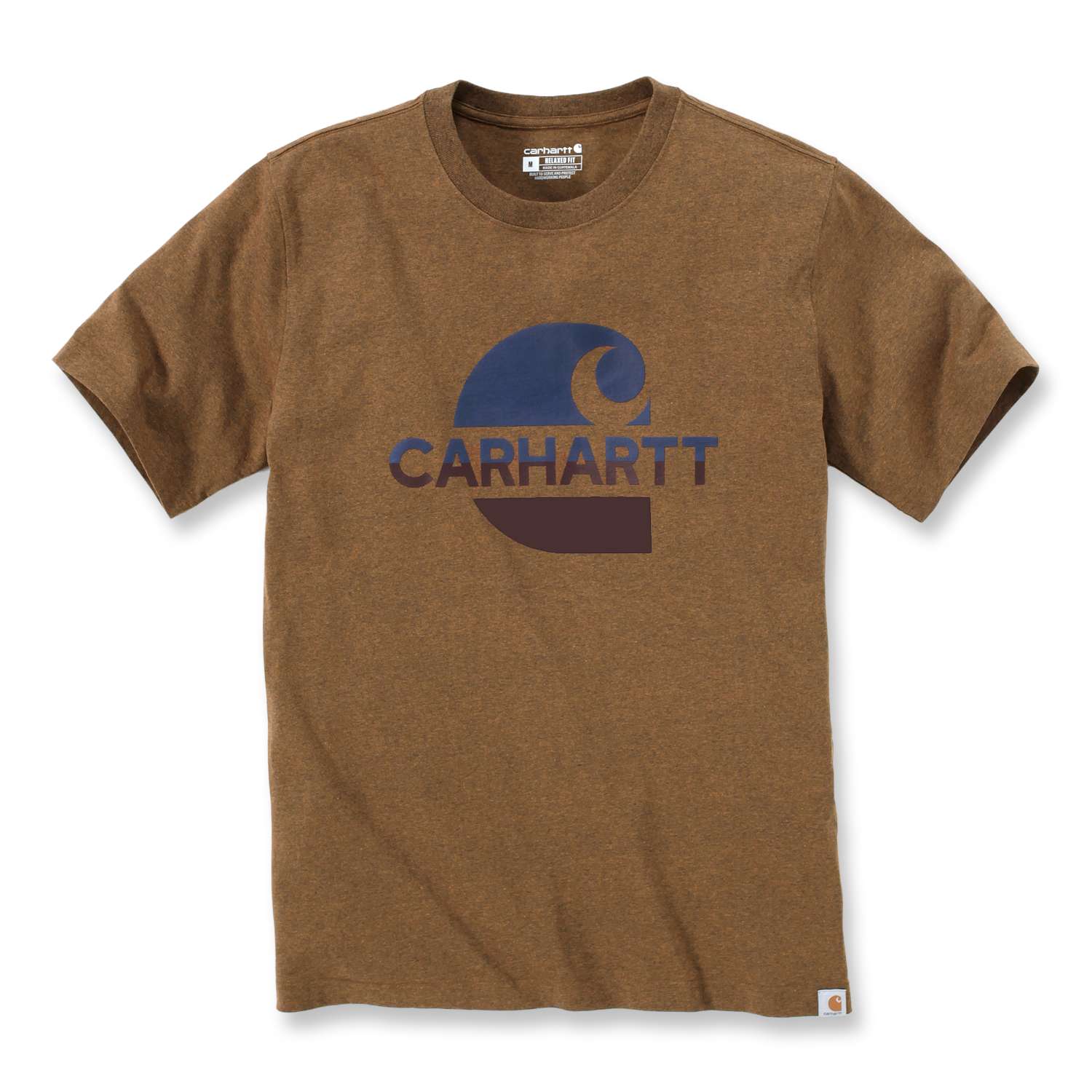Kurzarm-T-Shirt mit Carhartt C Print