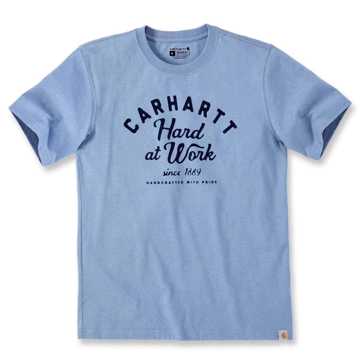 Kurzarm-T-Shirt mit Carhartt Hard At Work Print