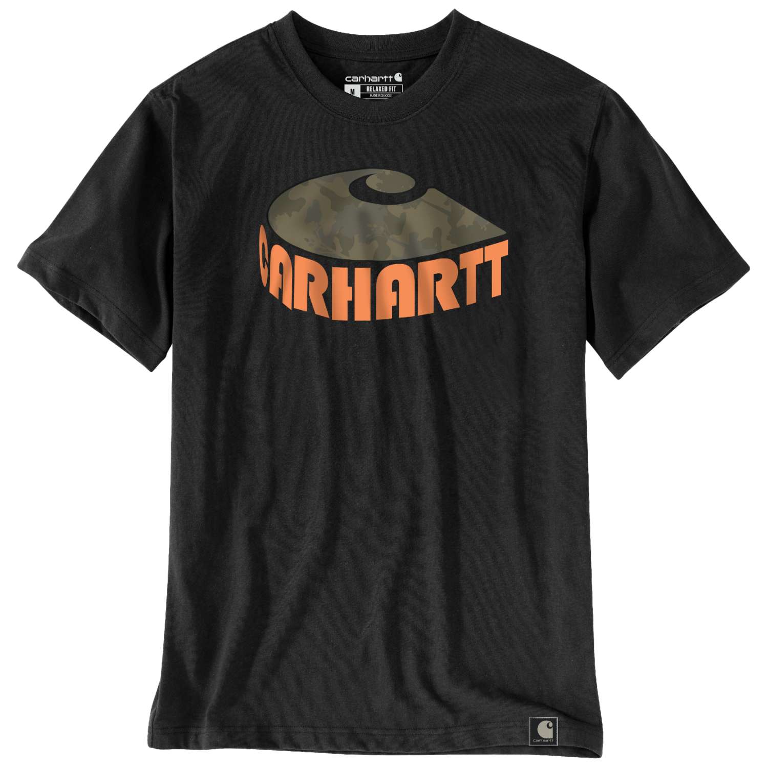 Kurzarm-T-Shirt mit Carhartt Camouflage Print