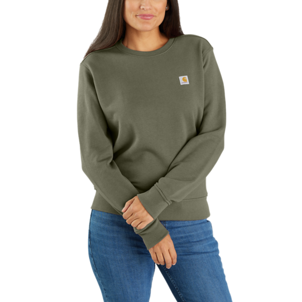 Damen Sweatshirt mit Rundhalsausschnitt