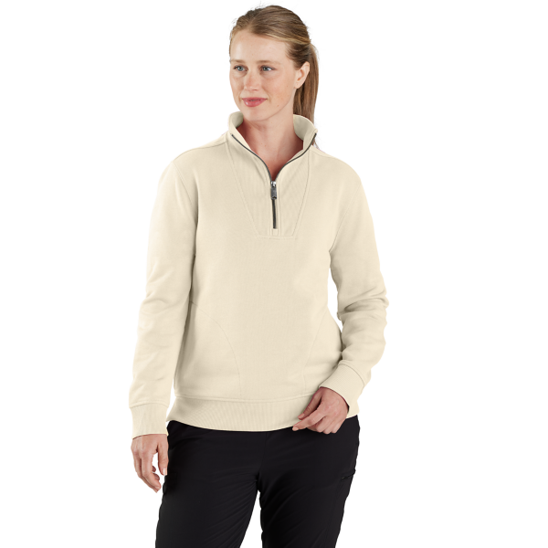 Sweatshirt mit ViertelRV, BW-Tencel