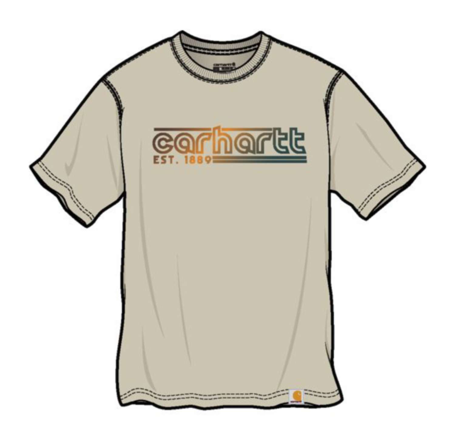 Kurzarm-T-Shirt mit Print
