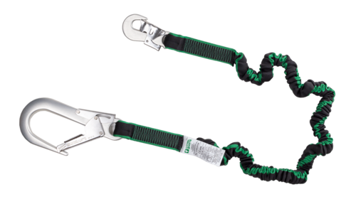 LARIX Verbindungsmittel mit falldämpfer aus elastischem Gurtband 2m. Kat.III EN355