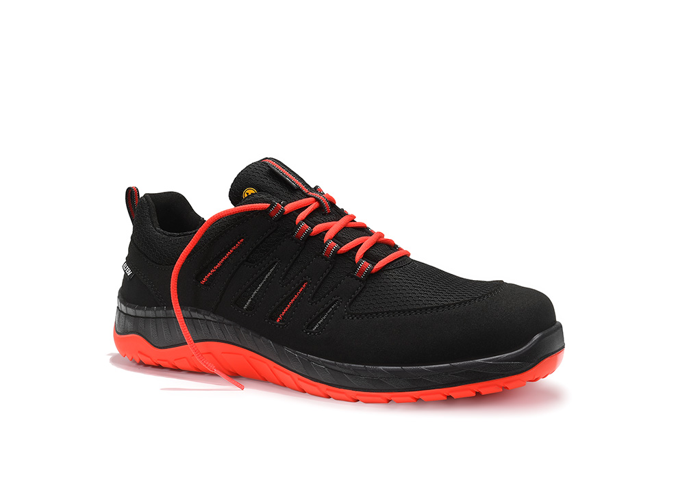 MADDOX Compo black-red Low ESD S3S Sicherheitshalbschuh