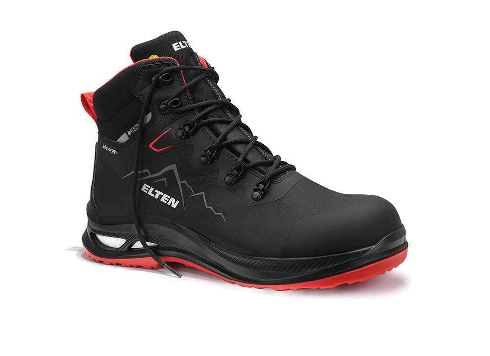 NOLAN XXG GTX black-red Mid ESD S3S WR HI CI Sicherheitsschnürstiefel
