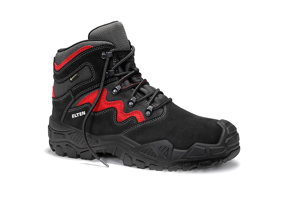 MICK GTX black-red Mid ESD S3S WR CI Sicherheitsschnürstiefel