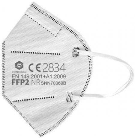 Faltbare Atemschutzmaske Gesichtsmaske, C-Shaped Box 40 St Mundschutz Schutzmaske mit Ohrbügel