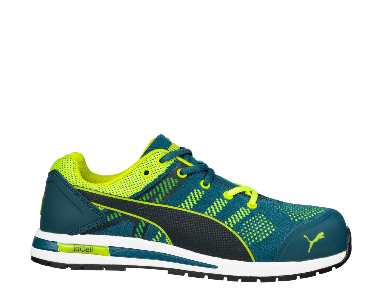 PUMA SAFETY ELEVATE KNIT GREEN LOW S1P ESD HRO SRC