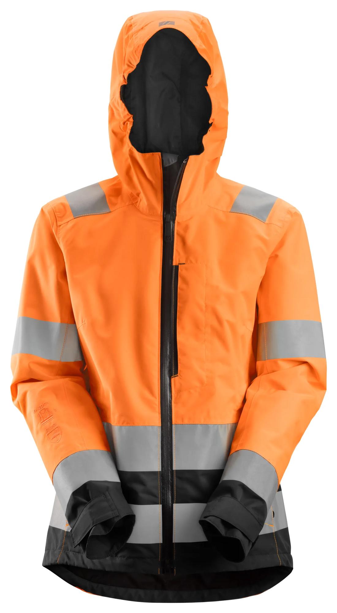 High-Vis wasserd. Damen ArbeitsArbeitsjacke, Kl. 2/3