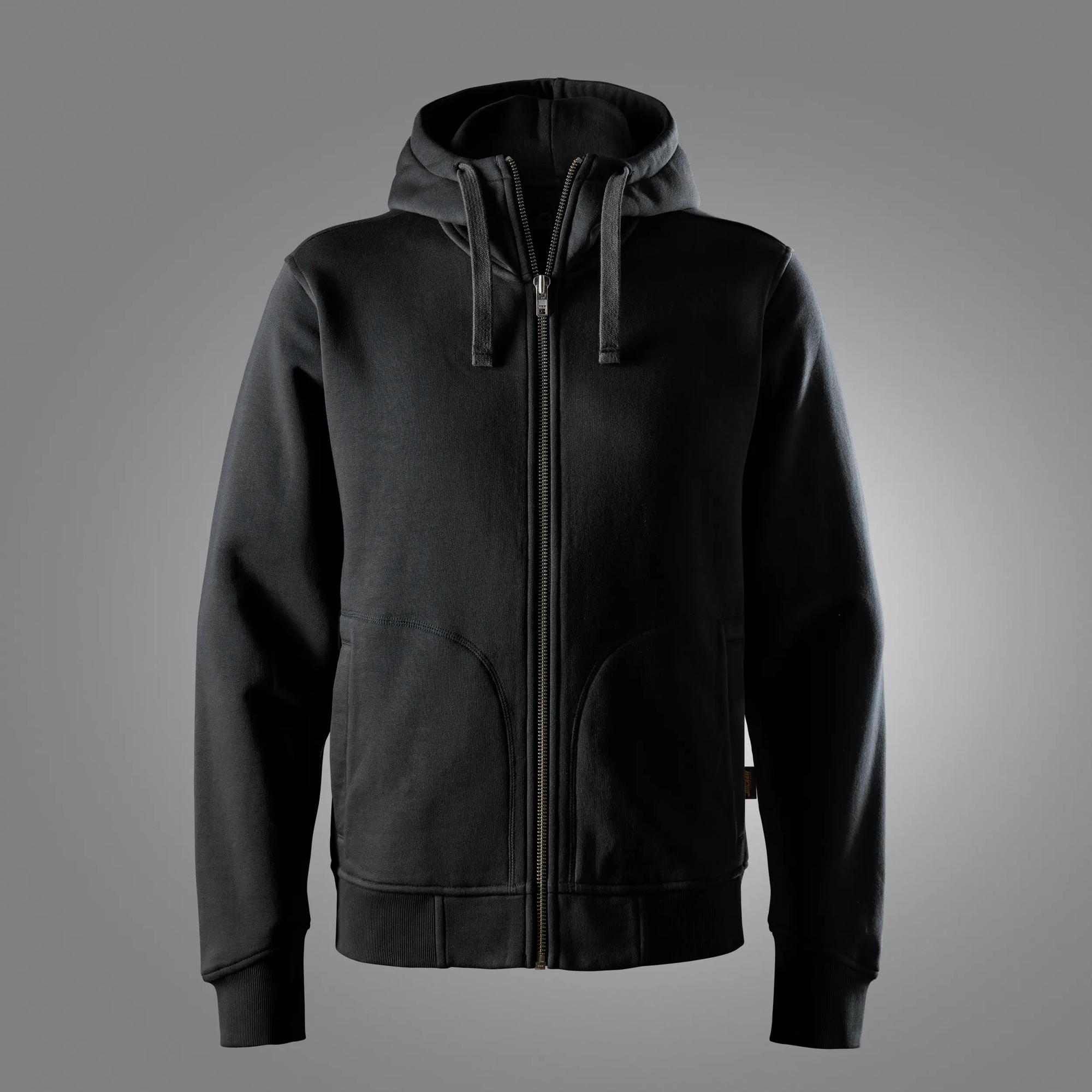 Schwere Sweatshirt-Kapuzenjacke XS