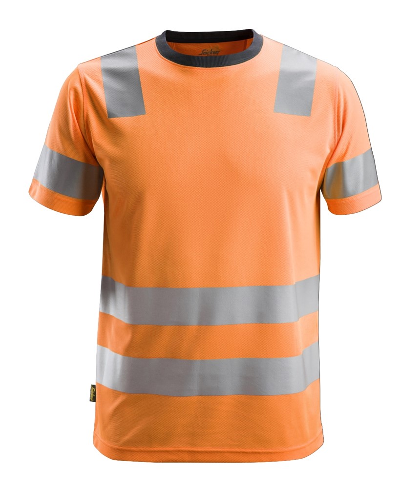 AllroundWork High-Vis T-Shirt, Kl. 2;;Warnschutz T-Shirt 