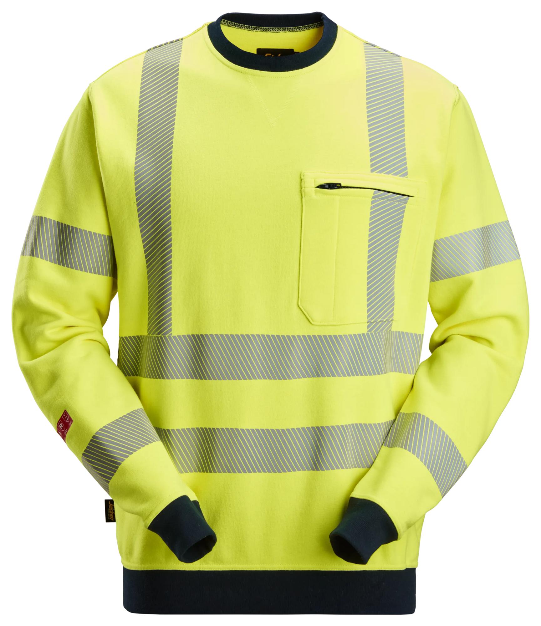 ProtecWork High-Vis Sweatshirt, Kl. 3